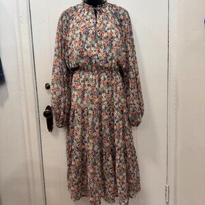 Mink Pink Sheer Floral Maxi Dress